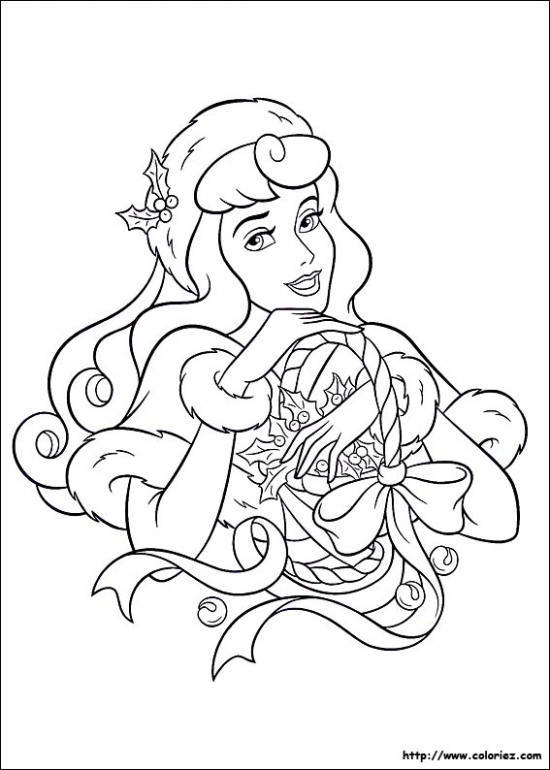 coloriage disney noel