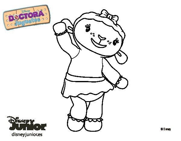 coloriage docteur la peluche en ligne