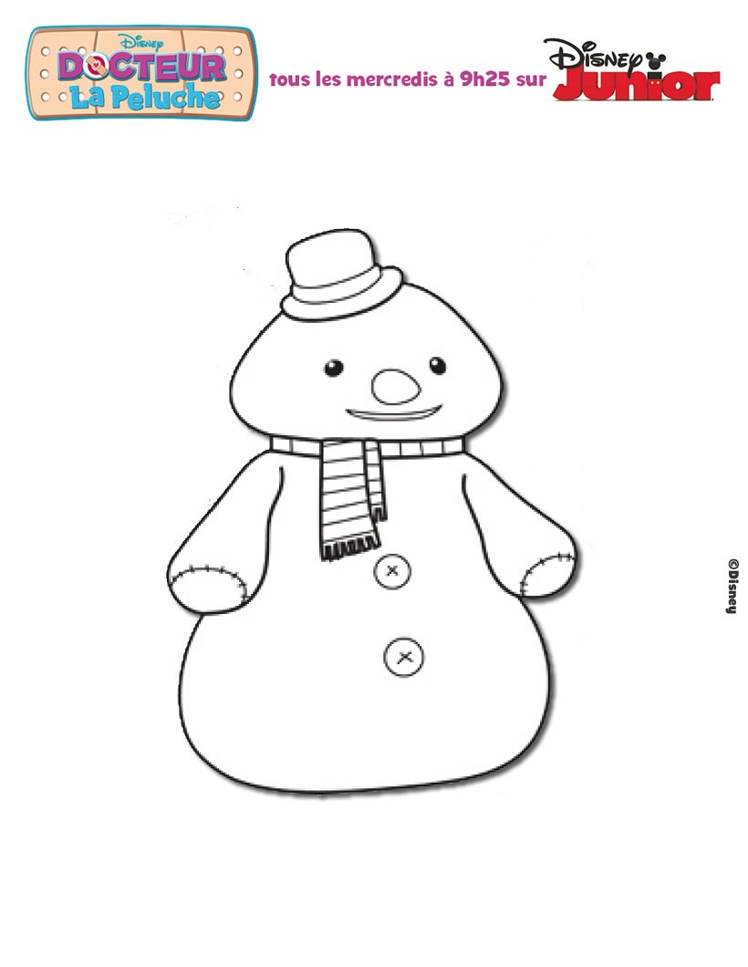 coloriage docteur la peluche en ligne