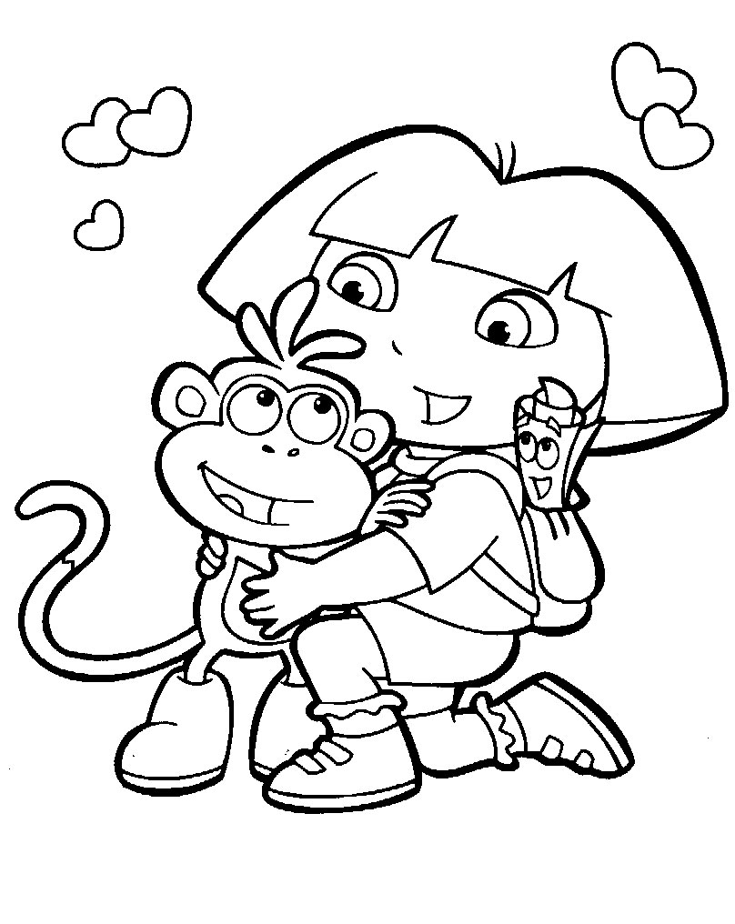 fabulous dessins imprimer dora en ligne colorier voir le dessin with coloriage pour bebe de 18 mois