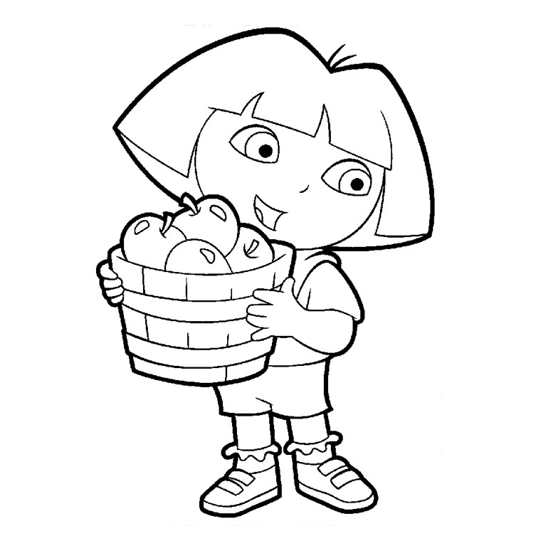 coloriage dora jeux