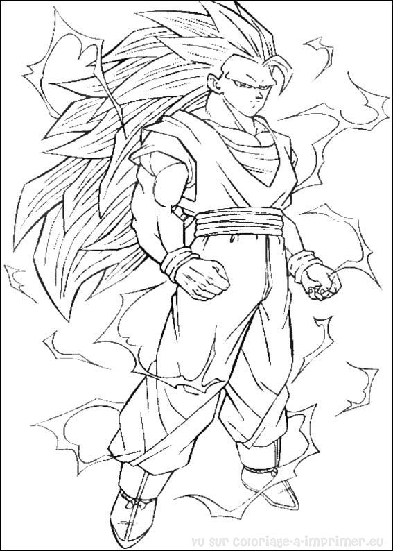 coloriage dragon ball gt