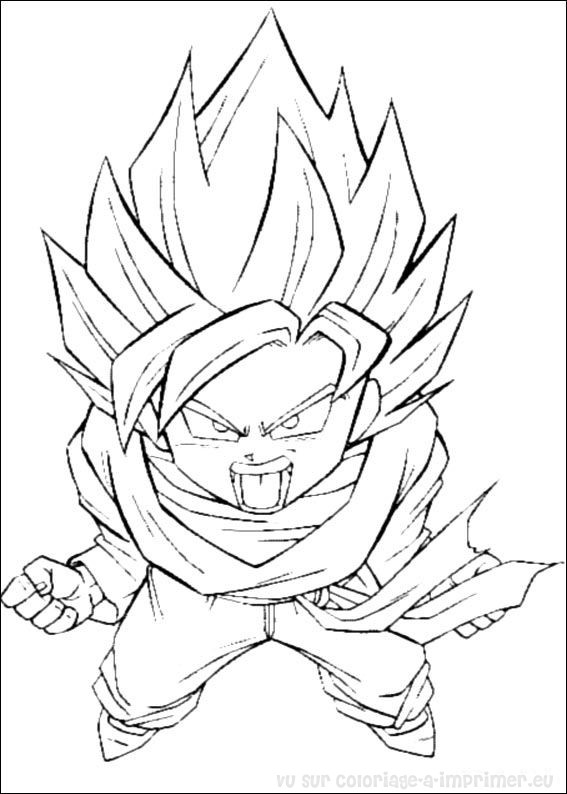 coloriage dragon ball z en ligne