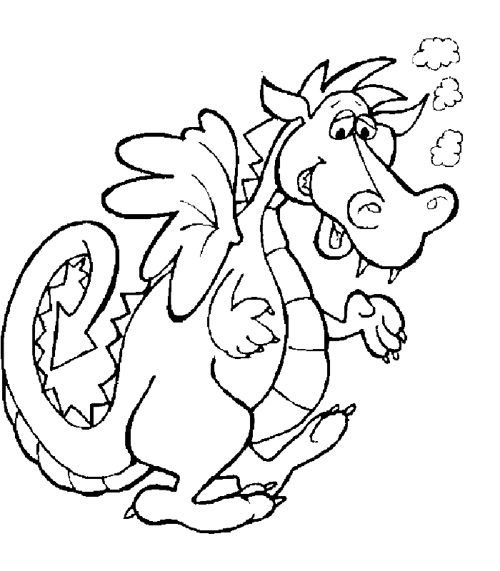 coloriage dragon en ligne