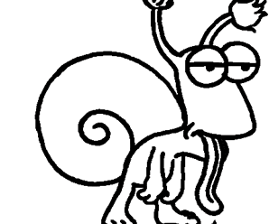 coloriage escargot en ligne