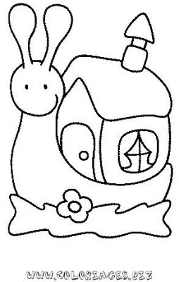 coloriage escargot en ligne