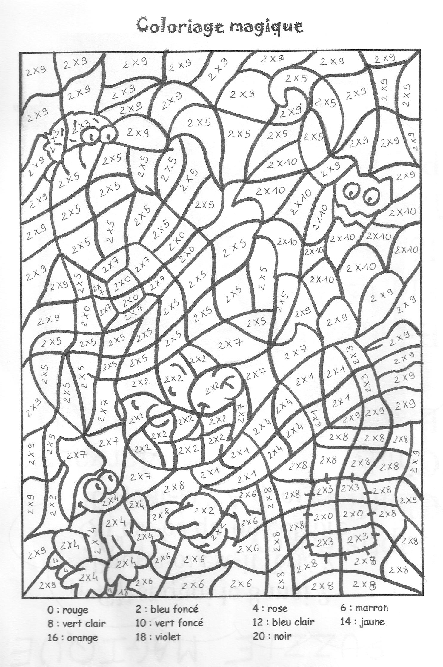 coloriage ete cp