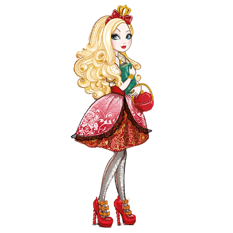 14 dessins de coloriage Ever After High Apple White imprimer