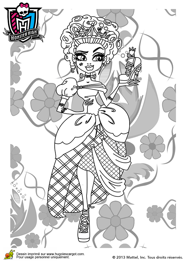 coloriage ever after high hugo lescargot