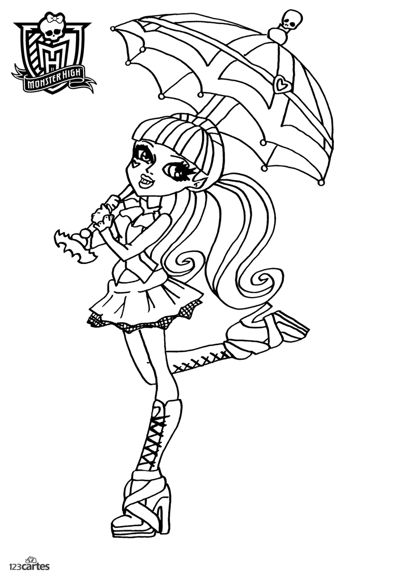 coloriage ever after high kitty