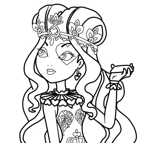 q=coloriage ever after high