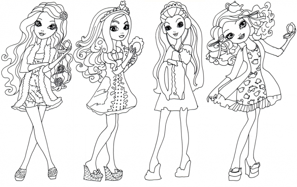 coloriage ever after high kitty