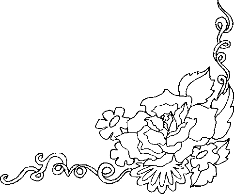 coloriage fete des meres fleurs