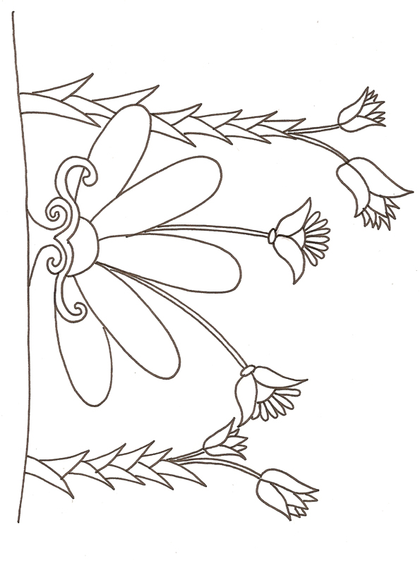 coloriage fleur de lys