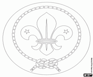 coloriage fleur de lys