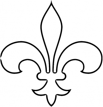 coloriage fleur de lys