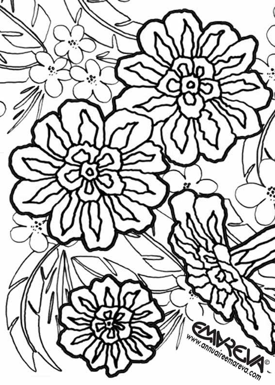 95 dessins de coloriage Fleur De Tiaré à imprimer