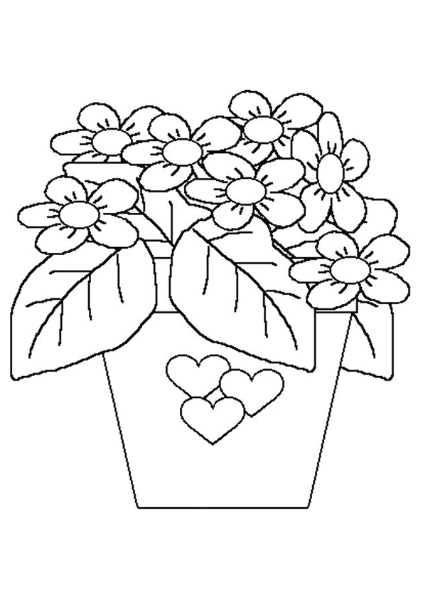 coloriage fleurs dete