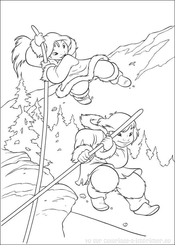 coloriage frere des ours