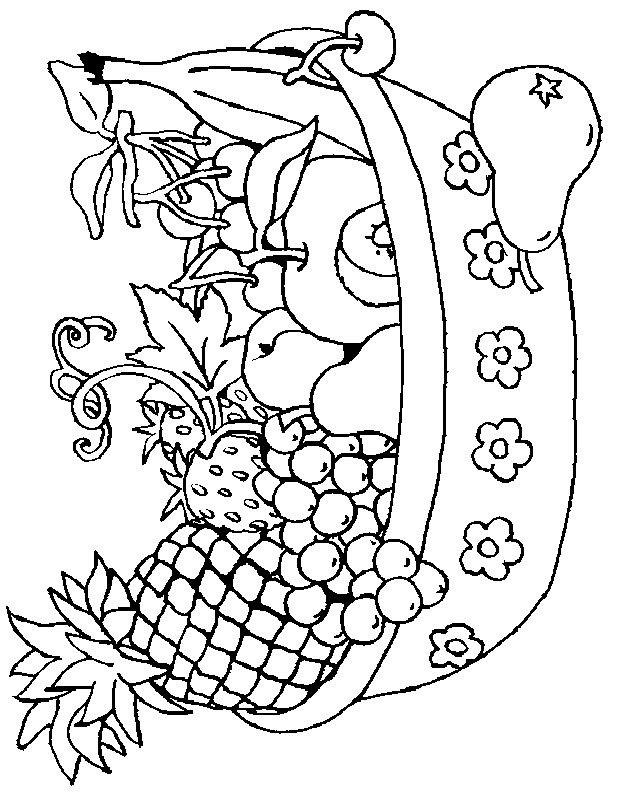 99 dessins de coloriage Fruits Et Légumes Maternelle à imprimer