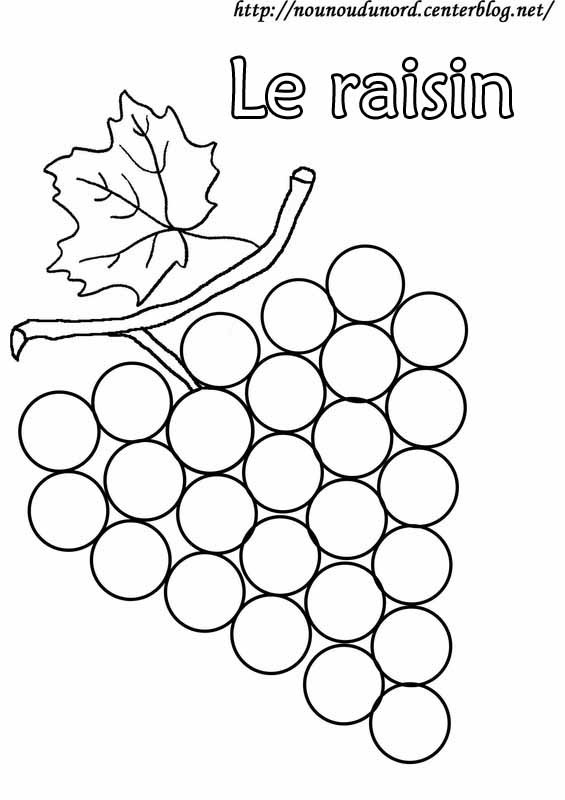 coloriage fruits et legumes maternelle