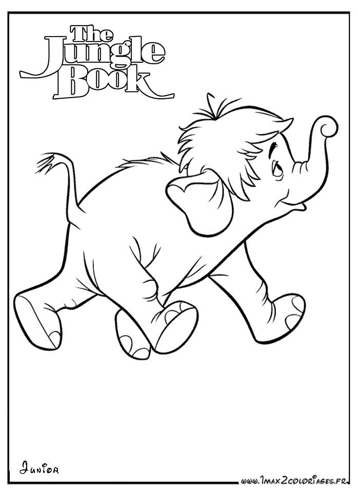 coloriage gratuit a imprimer le livre de la jungle