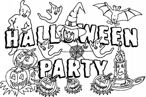 coloriage halloween a imprimer qui fait peur