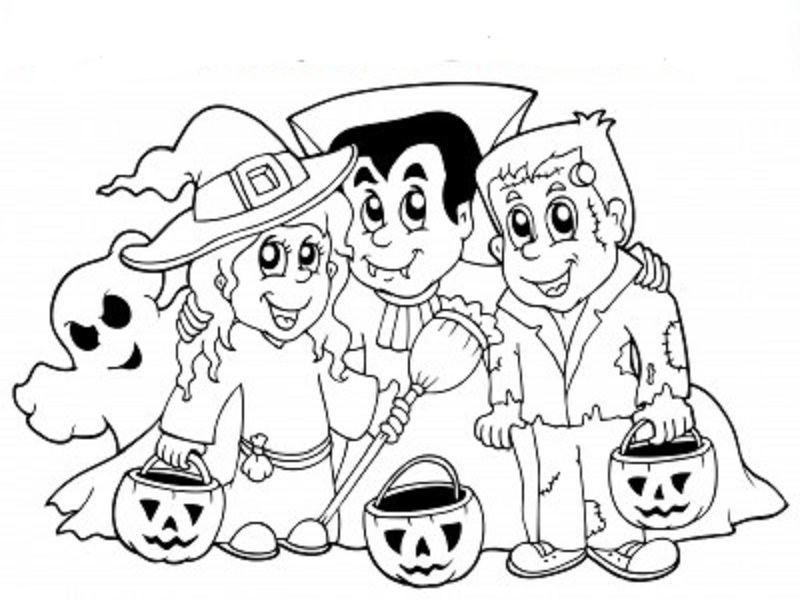 coloriage halloween a imprimer qui fait peur