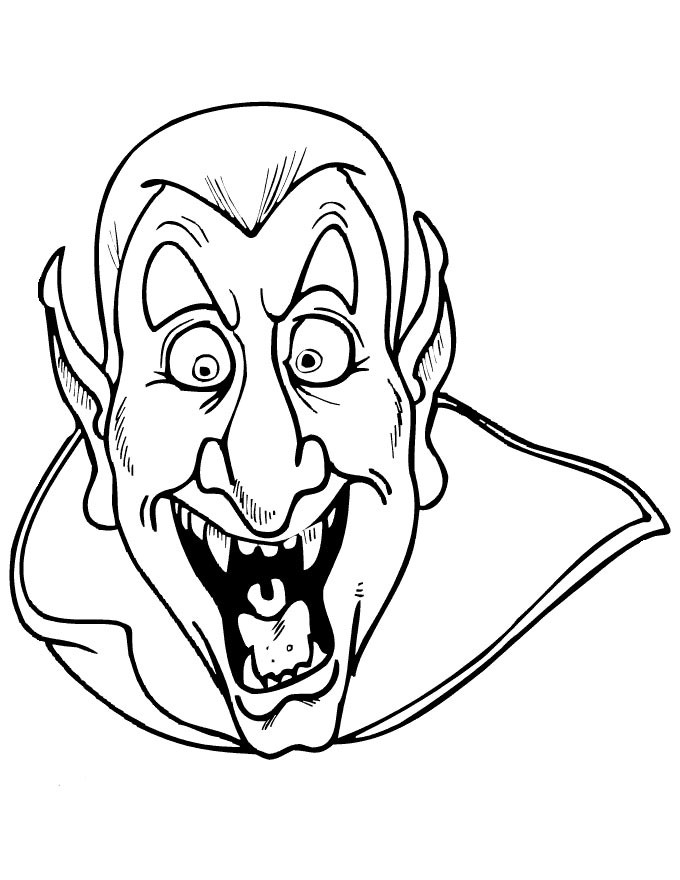 coloriage halloween a imprimer qui fait peur