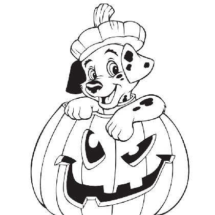 95 dessins de coloriage Halloween Disney à imprimer