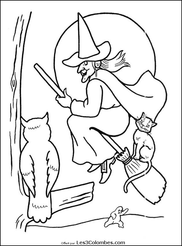 coloriage halloween en ligne