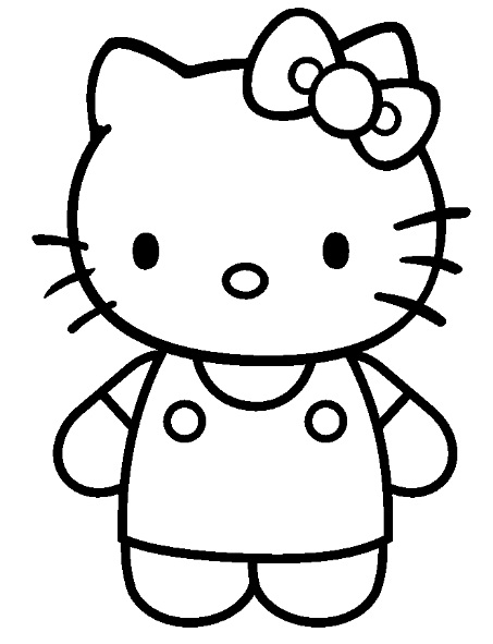 coloriage hello kitty danseuse