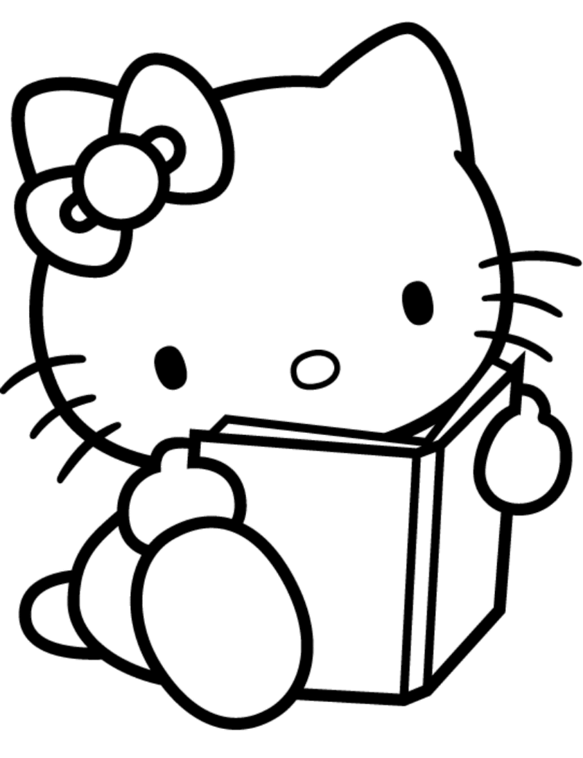 Seulement Coloriage Hello Kitty Ange