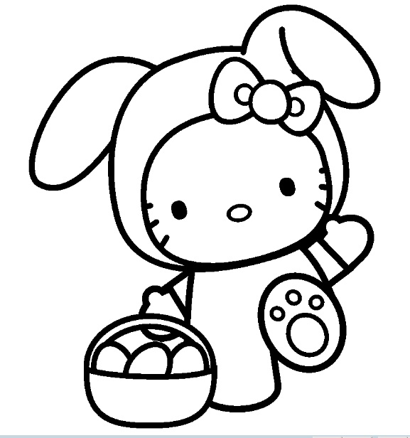 coloriage hello kitty en ligne