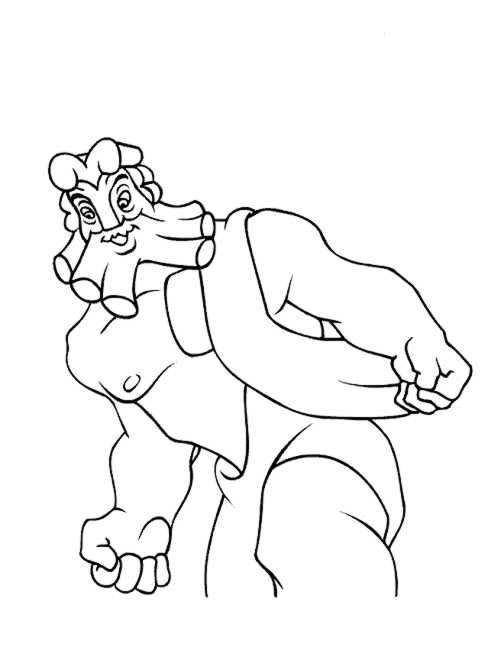 coloriage hercule mythologie