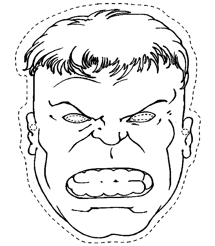 5 dessins de coloriage Hulk Gratuit à Imprimer à imprimer