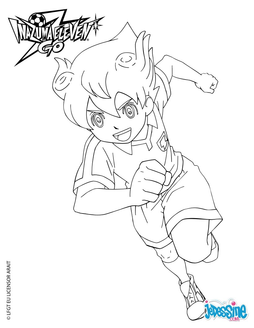 coloriage inazuma eleven go