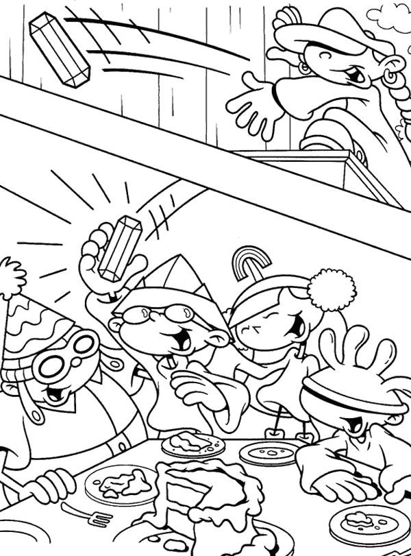 coloriage kids next door