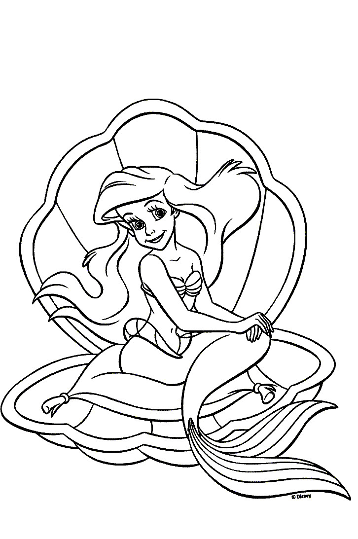 image petite sirene coloriage ƒ dessiner dessin melo la petite sirene 2