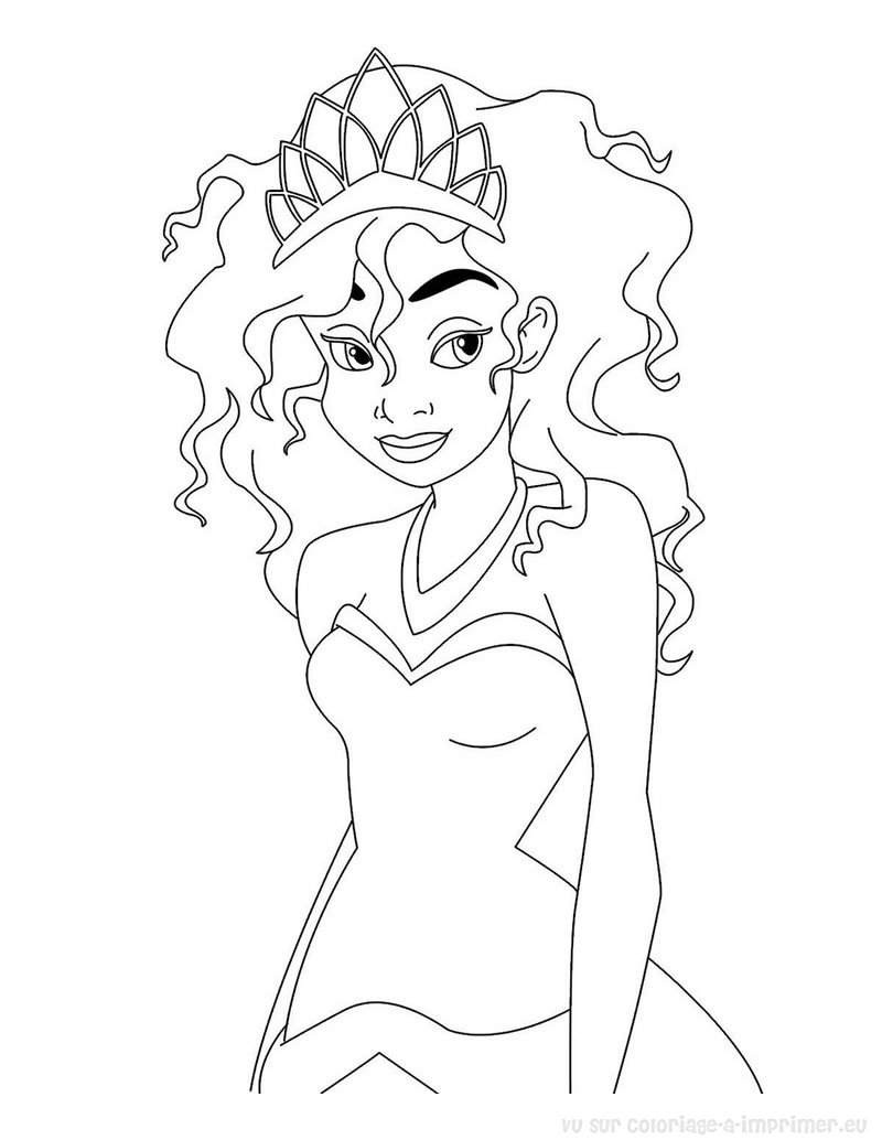 Pok C3 A9mon Coloriages Coloriage De La Princesse Et La Grenouille A Imprimer Gratuitl L