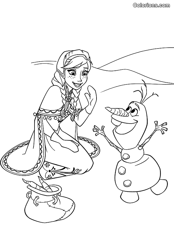 coloriage la reine des neiges en ligne gratuit