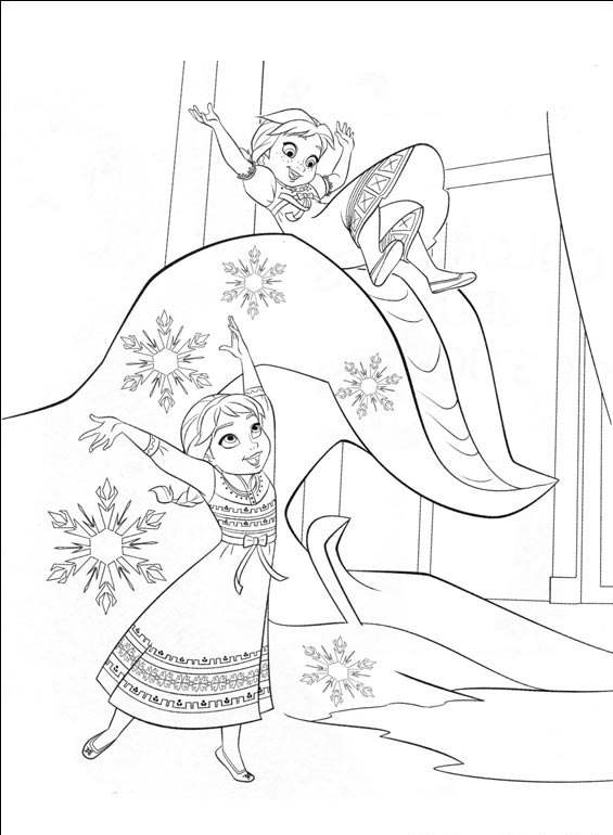 coloriage la reine des neiges en ligne