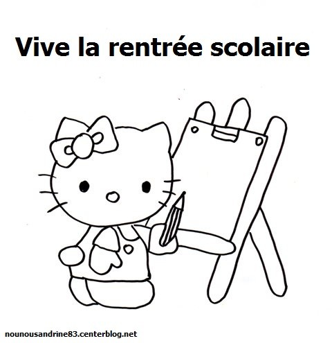 Coloriage La Rentree Cp