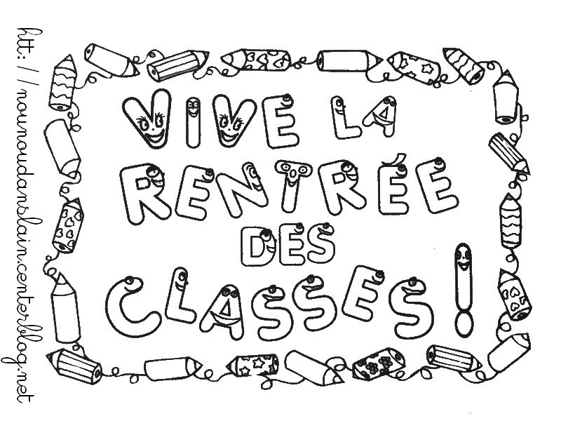 dessin c est la rentree des classes