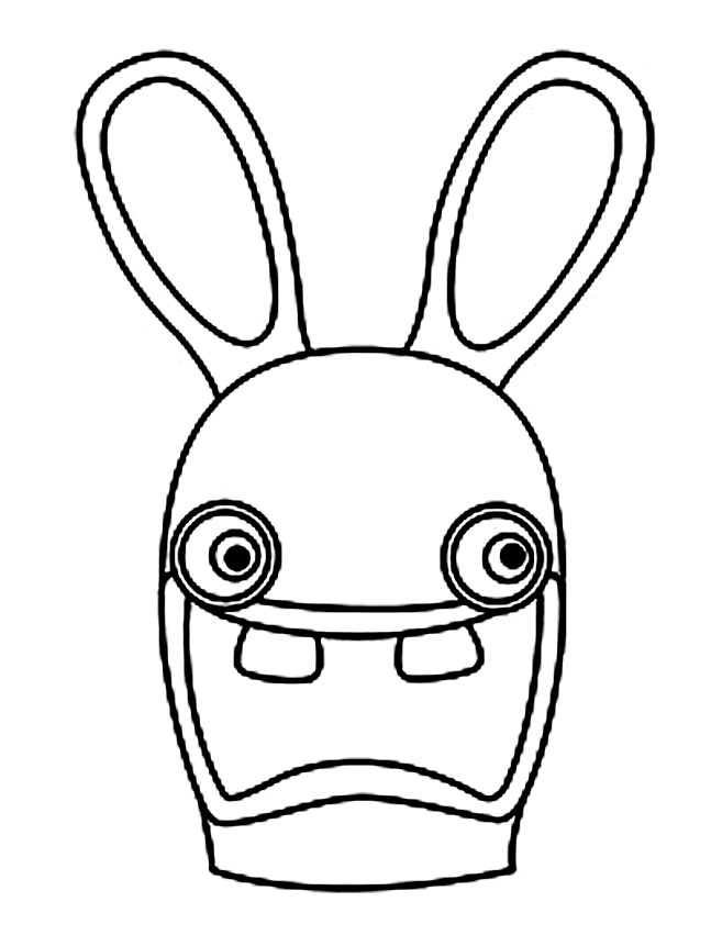 coloriage lapin cretain gratuit