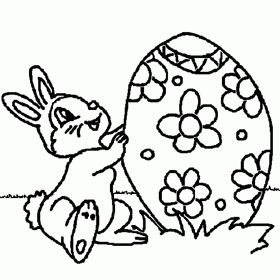 coloriage lapin gratuit