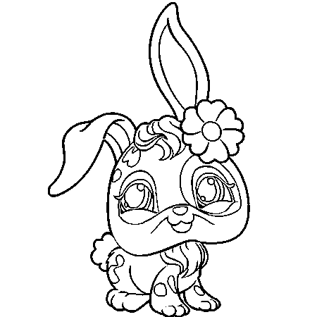 coloriage lapin gratuit