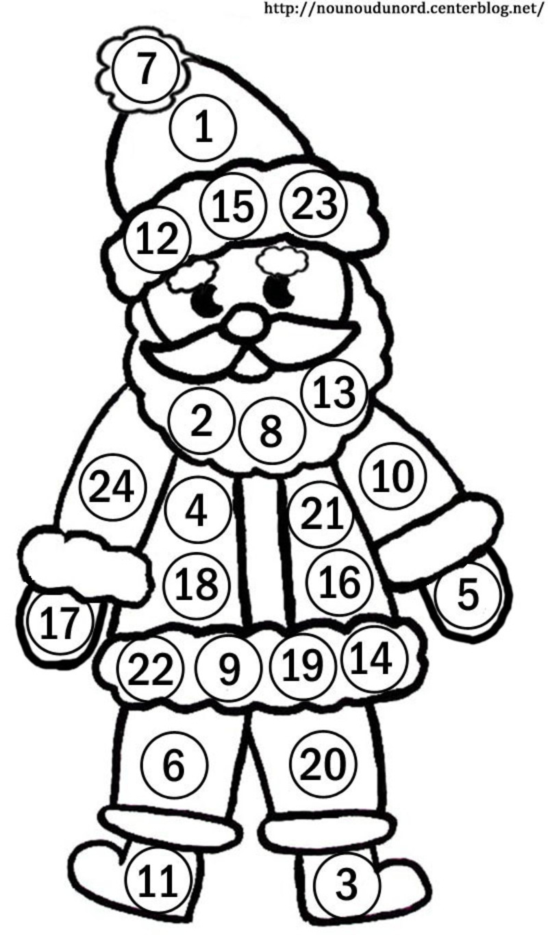 Coloriage de Calendrier de Noël : Une Tradition Festive et Créative pour Petits et Grands