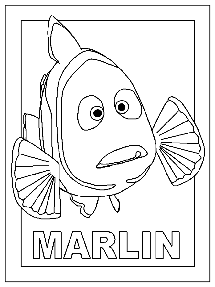 coloriage le monde de nemo