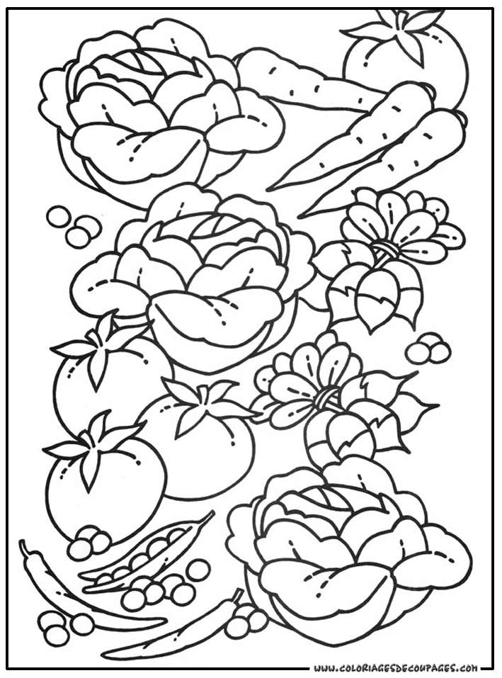 coloriage legumes dautomne